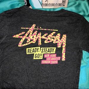 Stussy women’s v-neck shirt